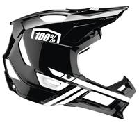 Casco Trajecta 100% Grande Nero/Bianco 80021-011-12
