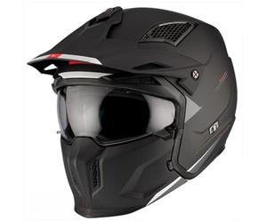 Casco trial MT Streetfighter SV uni nero opaco M