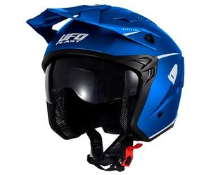 casco trial ufo sheratan - blu XS
