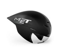 Casco Thriatlon Crono Met Drone II Wide Body 2025 - Taglia: M, Colore: Iridescente nero