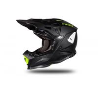 Casco UFO ECHUS 2023 Nero Giallo fluo Moto cross Enduro Motard Quad ATV HE167 mx