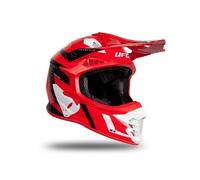 Casco UFO INTREPID 2023 Bianco Rosso Nero Motocross Enduro Motard Quad ATV HE172