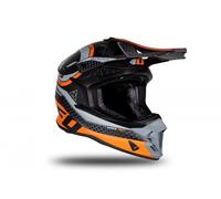 Casco UFO INTREPID 2023 Nero Arancio Motocross Enduro Motard Quad ATV HE176 KTM