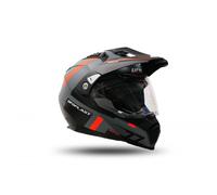 CASCO UFO MOTOCROSS ENDURO FUORISTRADA TRIAL QUAD OFFROAD MTB ARIES CON VISIERA