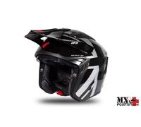 CASCO UFO PLAST HE184#M M SHERATAN JET NERO/GRIGIO/ROSSO