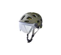 Casco urbano cairn quartz visor led usb mips khaki