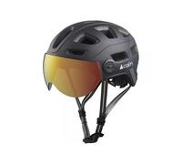 Cairn Quartz Visor, casco da ciclismo, nero 55-58cm Mat Black