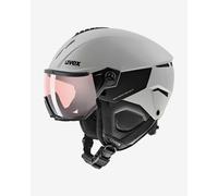 Casco Uvex Instinct Visor Pro V grigio con lente fotocromatica rosa - 59-61