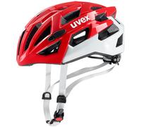 Casco Uvex Race 7 - Rosso bianco 51-55 / Rosso