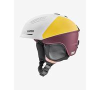 Casco Uvex Ultra Pro WE bianco giallo granata donna - 51-55