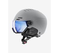 Casco Uvex Wanted Visor grigio opaco con lente a specchio blu - 54-58