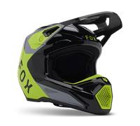 FOX V1 Lean MIPS Casco da motocross, grigio-giallo, taglia M per maschi