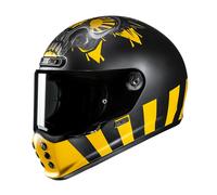 Casco V10 CRANIA Nero Giallo Opaco HJC - UE: M