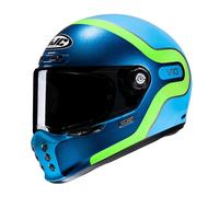HJC V10 Grape Casco, verde-blu, taglia L per maschi