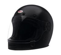 Casco vintage Integrale Bell Bullitt Retro Flat Black Nero Opaco omologato ECE S