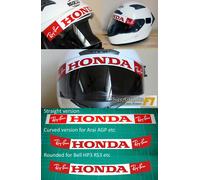 Casco Visiera Adesivo Honda F1 Jenson Pulsante Ventola 1 Unit 3 Opzioni 3 Prezzi