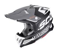 Scorpion Casco da motocross VX-22 Air Updown Nero/Bianco/Grigio XL