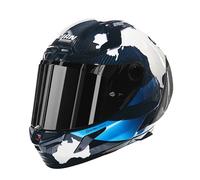 Nolan X-804 RS Ultra Carbon Checa 30th Anniversary, casco integr L female Blu Scuro/Bianco/Azzurro