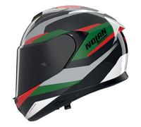 Nolan Casco integrale X-904 U.C. Calibro 346 Carbonio/Argento/Verde/Rosso Taglia M