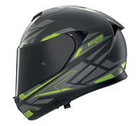 Nolan X-904 Ultra Carbon Rombo Elmetto, grigio/verde, Taglia S (56)