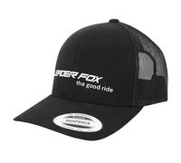 Cascopellino da baseball con logo e rete laterale Leader Fox The Good Ride Noir