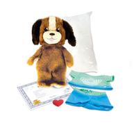 Casdon Build-A-Bear Workshop - Confezione di mini cuccioli di cucciolo di 22,9 cm, roba, vestito e coccole, compatibile con stazione di imbottitura, età 3+