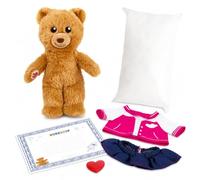 Casdon Build-A-Bear Workshop - Confezione di mini orsetti per amici e vestiti, 22,9 cm, roba, vestito e coccole, compatibile con stazione di imbottitura, dai 3 anni in su