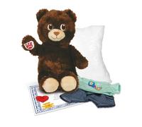 Casdon Build-A-Bear Workshop - Orsacchiotto giocattolo Furtastic e set assortito, per bambini dai 3 anni in su, pronto da riempire, cuore e certificato inclusi