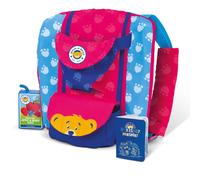 Casdon Build-A-Bear Workshop Pawfect Adventure - Trasportino multiplo per orsacchiotti, giocattolo con licenza ufficiale per bambini dai 3 anni in su, include borsa rimovibile, scatola per succhi