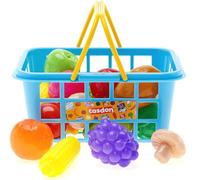 Casdon Cesto per Giocattoli Assortiti con Frutta e Verdura per Bambini dai 2 Anni in su | Perfetto per Giocare a Negozi, 63301