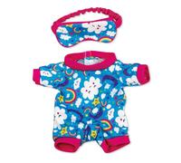 Casdon Build-A-Bear Workshop - Confezione di vestiti giocattolo notturni | 4 abiti giocattolo misti e abbinabili per amici pelosi, include pigiama, felpe con cappuccio e stili estivi | Vestiti