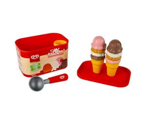 Casdon vaschetta con palline gelato giocattolo ufficiale Algida | Set “prepara e servi” per bambini dai 2 anni in su