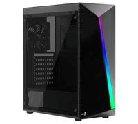 Case AEROCOOL Medium Tower ATX Shard con pannello in vetro temperato RGB (nero) - Nouvo