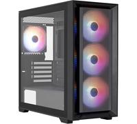 Case Aerocool TERNMINIGBKV1 Mini Micro ATX 4 Ventole FRGB Vetro Temperato Nero