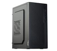 Case Akyga AK36BK Micro ATX con 1 porta USB 3.0, colore nero, senza alimentatore
