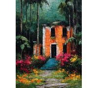Case Albero Di Cocco Puzzle 2000 Pezzi, 3D Puzzle per Adulti Impegnativo, Educa Puzzles Artistico, Divertente E Stimolante Puzzles Decorativo per La Famiglia, Regalo e Decorazione Pareti FNKL6-303