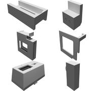 Case Alloggio per MiSTer FPGA Console NEC PC-FX Sistema Modulare 3D