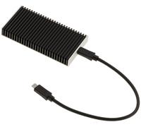 KALEA-INFORMATIQUE Custodia in alluminio USB4 e Thunderbolt 4 40G per SSD M2 NVMe. Velocità effettiva misurata su Mac o PC 3,7G/s