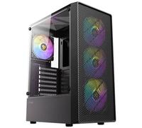 Case Antec AX26 RGB Elite Mid-Tower Vetro Temperato Nero 4x120mm RGB