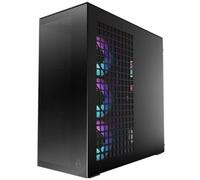 ARCTIC Xtender con Supporto Verticale per GPU (Black) - Case per PC, Vetro Panoramico Temperato, Supporto per Radiatore 2 x 420 mm, 5 Ventole A-RGB Preinstallate - Nero