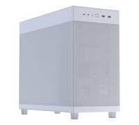 ASUS Prime AP303 Mesh, Case ATX da 44 Litri, Supporto per Schede Grafiche fino a 360mm, Compatibili per Radiatiori fino a 360mm e 60mm di Spessore, Porta USB-C fino a 20Gbps, Bianco