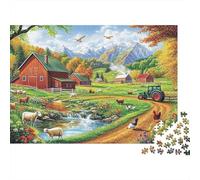 Case attraenti, adatte per giochi di famiglia, adatte per regali di compleanno con difficoltà elevata e sfida, 1000 pezzi (75x50 cm)