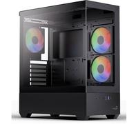 Case PC Mid-Tower AEROCOOL P500D Vetro temperato 3x120mm A-RGB USB-C Nero - Nouvo