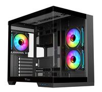 Case atx itek dark cave ds gaming 312cm argb fan glass no psu