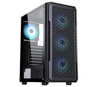 Case atx itek six triangle gaming 4argb fan glass (l) no psu