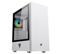 Case atx itek vertibra s210w gaming 1fan argb glass(l) no psu wh