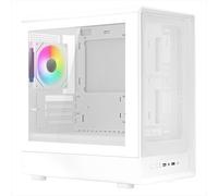 CASE BIANCO mATX PC GAMING VENTOLA ARGB INDIRIZZABILE FRONT MESH PANNELLO VETRO