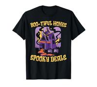Case Boo-Tiful Offerte Spettrali Spaventoso Agente Immobiliare Halloween Maglietta