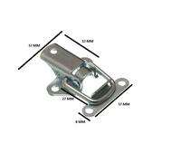 Case Chiusura A Leva per Scatole e Baule 45mm Np + Fissaggi Confezione da 6