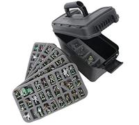 Case Club 123+ - Custodia rigida per statuette in miniatura, adatta a Warhammer 40k, DND, Battletech, Citadel e altro ancora! Questa custodia da viaggio e da tavolo organizzerà il tuo set da 40k di D